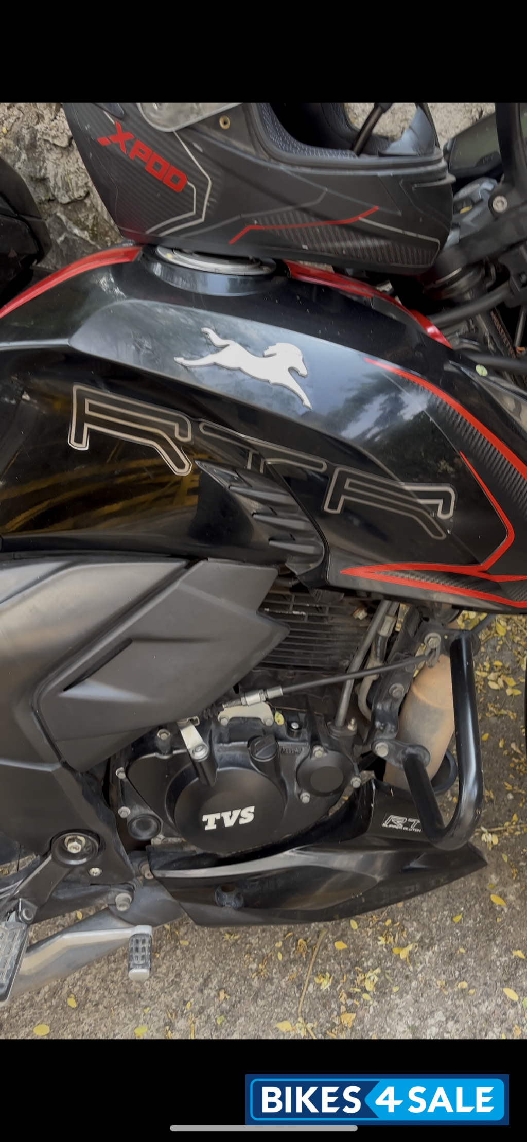 Red Black TVS Apache RTR 200 4V ABS
