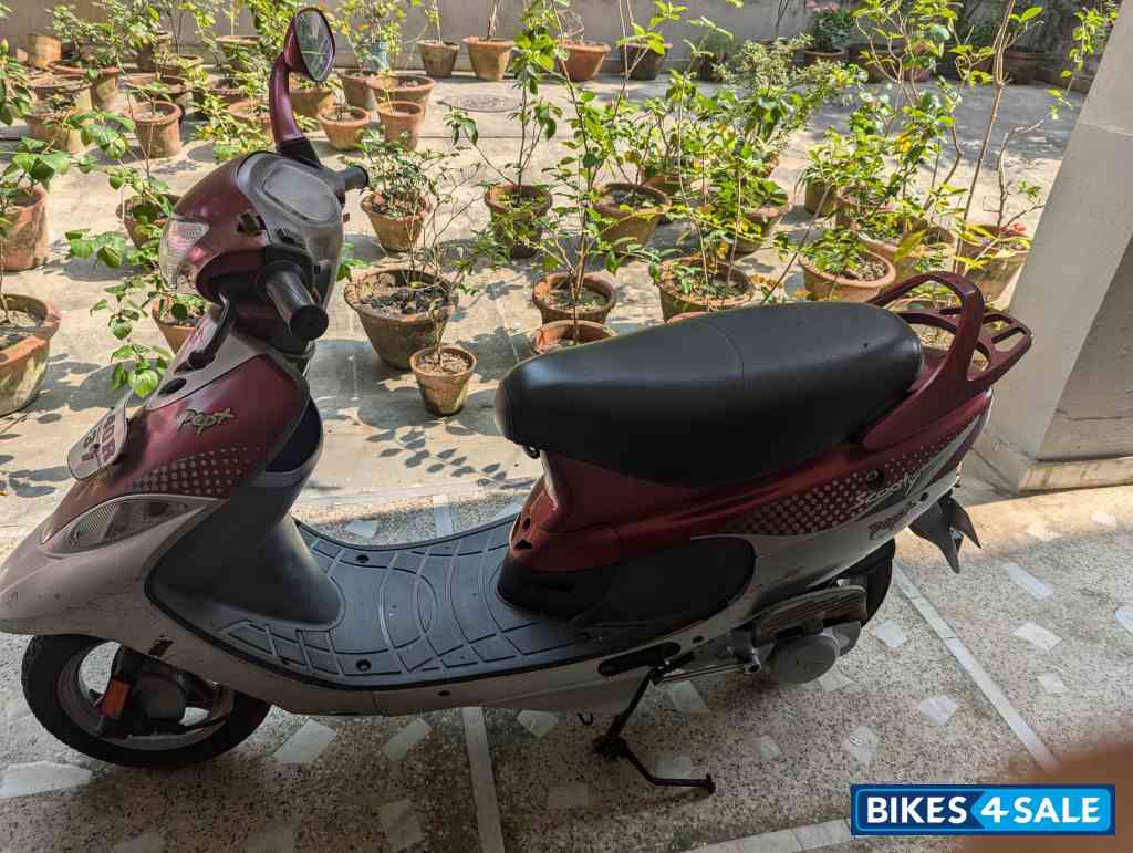 Red TVS Scooty Pep Plus