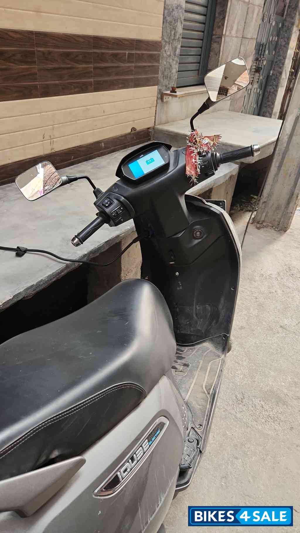 Gray TVS iQube Electric