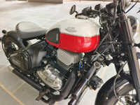 Red And White Jawa 42 Bobber Red Sheen