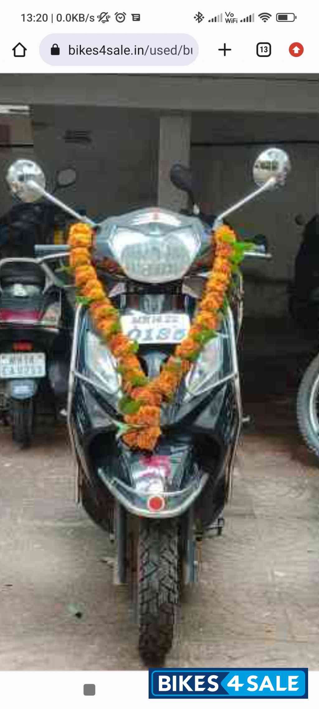 Black TVS Wego