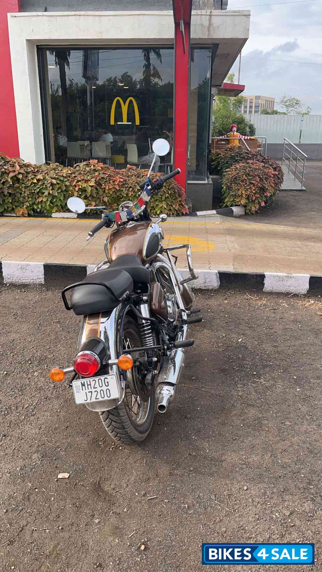 Chrome Bronze Royal Enfield Classic 350 Dual Channel BS6