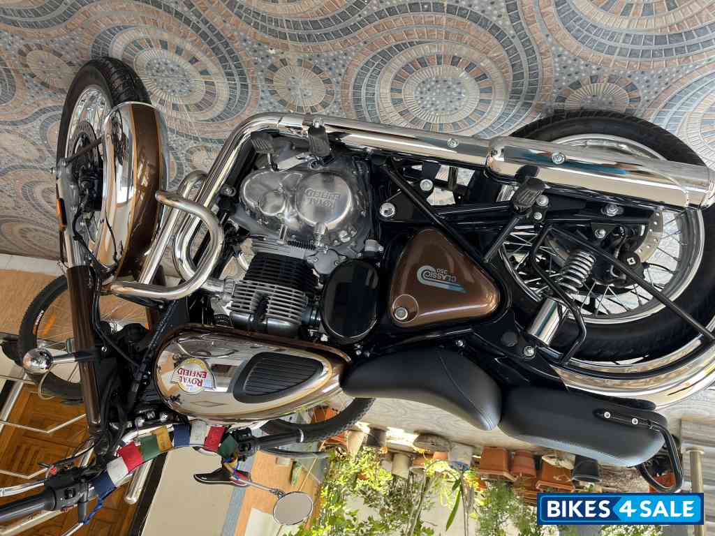 Chrome Bronze Royal Enfield Classic 350 Dual Channel BS6