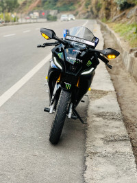 Black Yamaha R15M Monster Energy MotoGP Edition