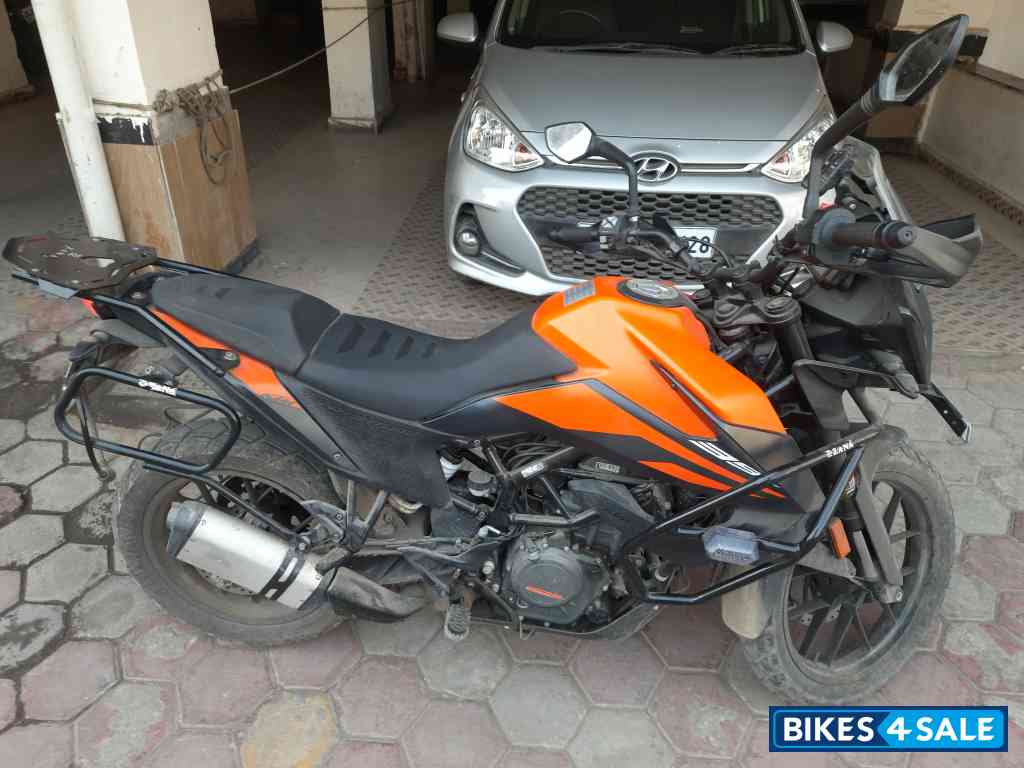 Orange KTM 390 Adventure