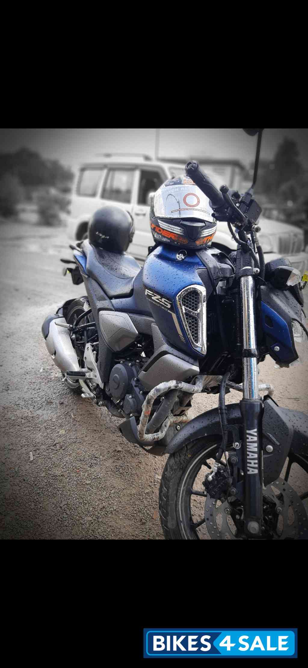 Matt Blue Yamaha FZ-S FI V3