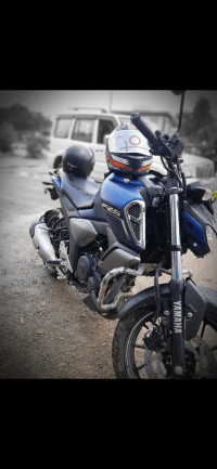 Matt Blue Yamaha FZ-S FI V3