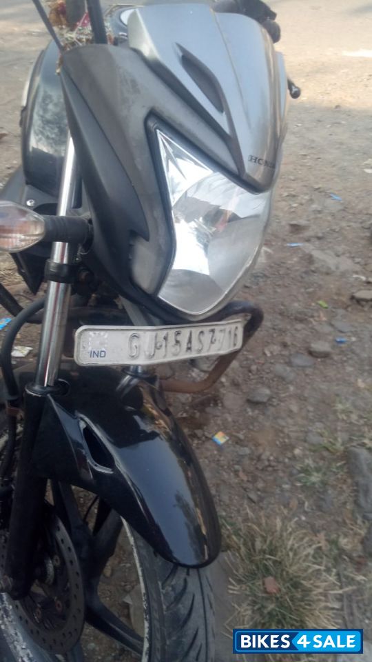 Black Honda CB Trigger