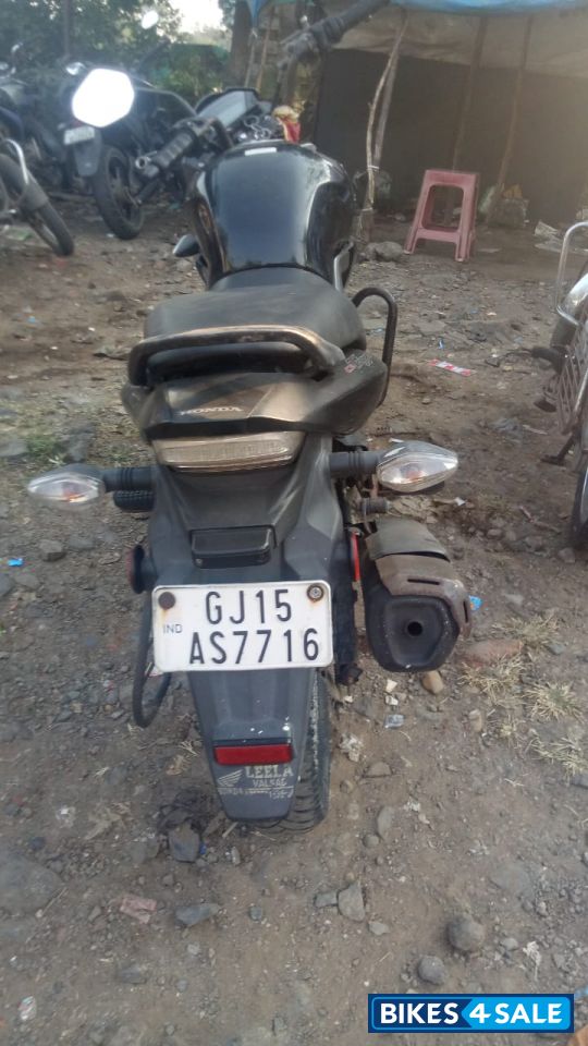 Black Honda CB Trigger