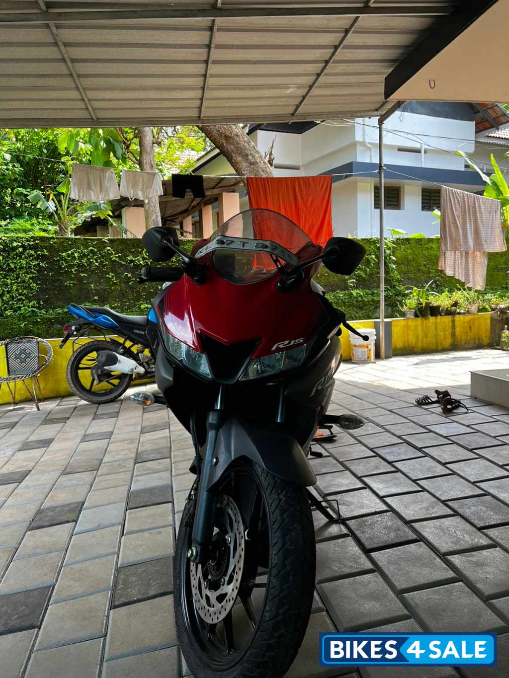Red And Gray Yamaha YZF R15 V3
