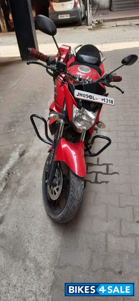 Red Yamaha FZ-S FI V2