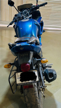 Blue Yamaha Fazer
