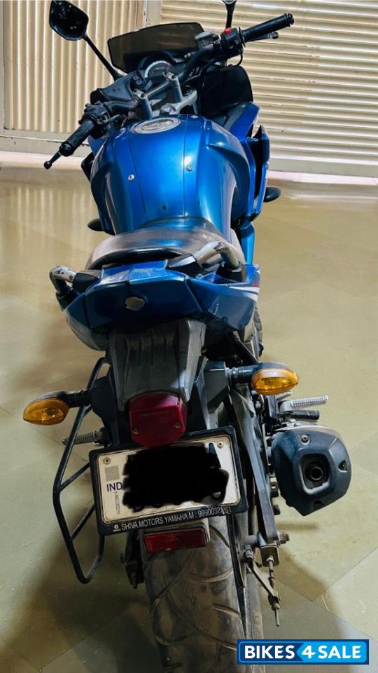 Blue Yamaha Fazer Blue Yamaha Fazer