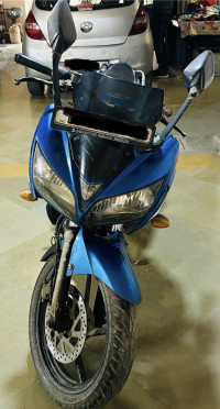 Blue Yamaha Fazer