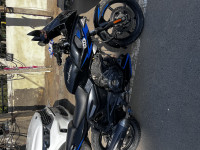 Black Blue Bajaj Pulsar 220F BS6