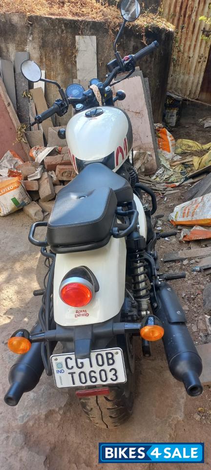 Stencil White Royal Enfield Shotgun 650