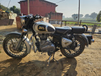 Silver Royal Enfield Classic 350