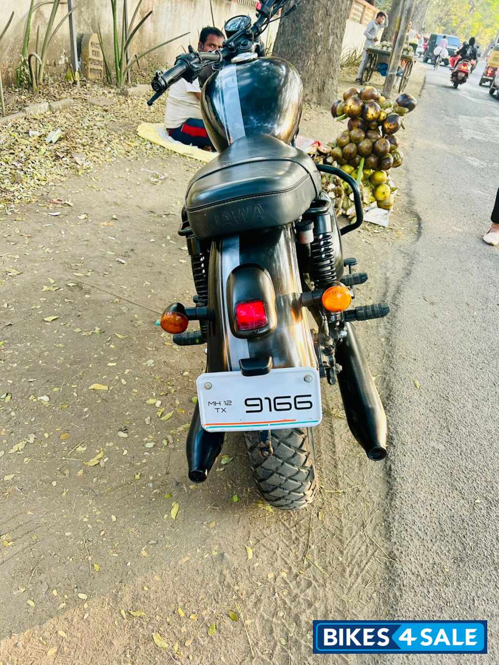 Mat Black Jawa 42 Dual Channel ABS AllStar Black