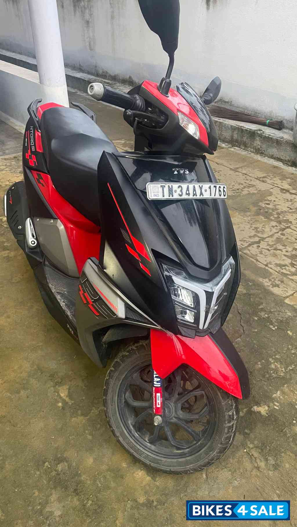 Red TVS NTORQ 125 Race Edition BS6