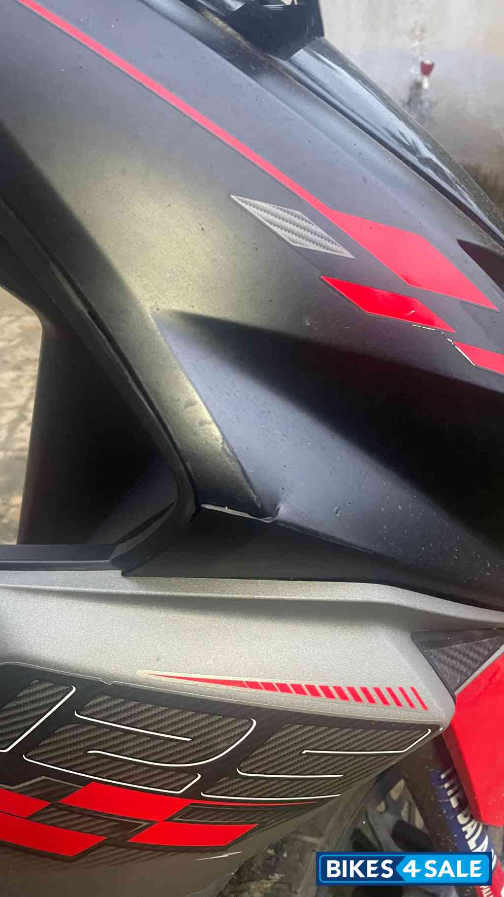Red TVS NTORQ 125 Race Edition BS6