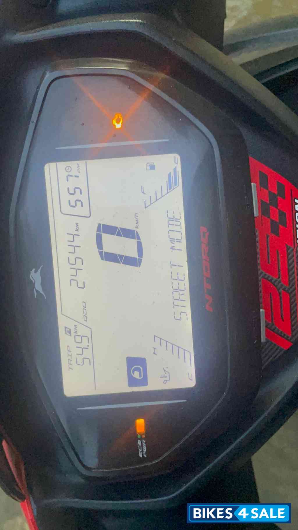 Red TVS NTORQ 125 Race Edition BS6