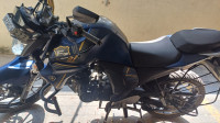 Blue Yamaha FZ-S