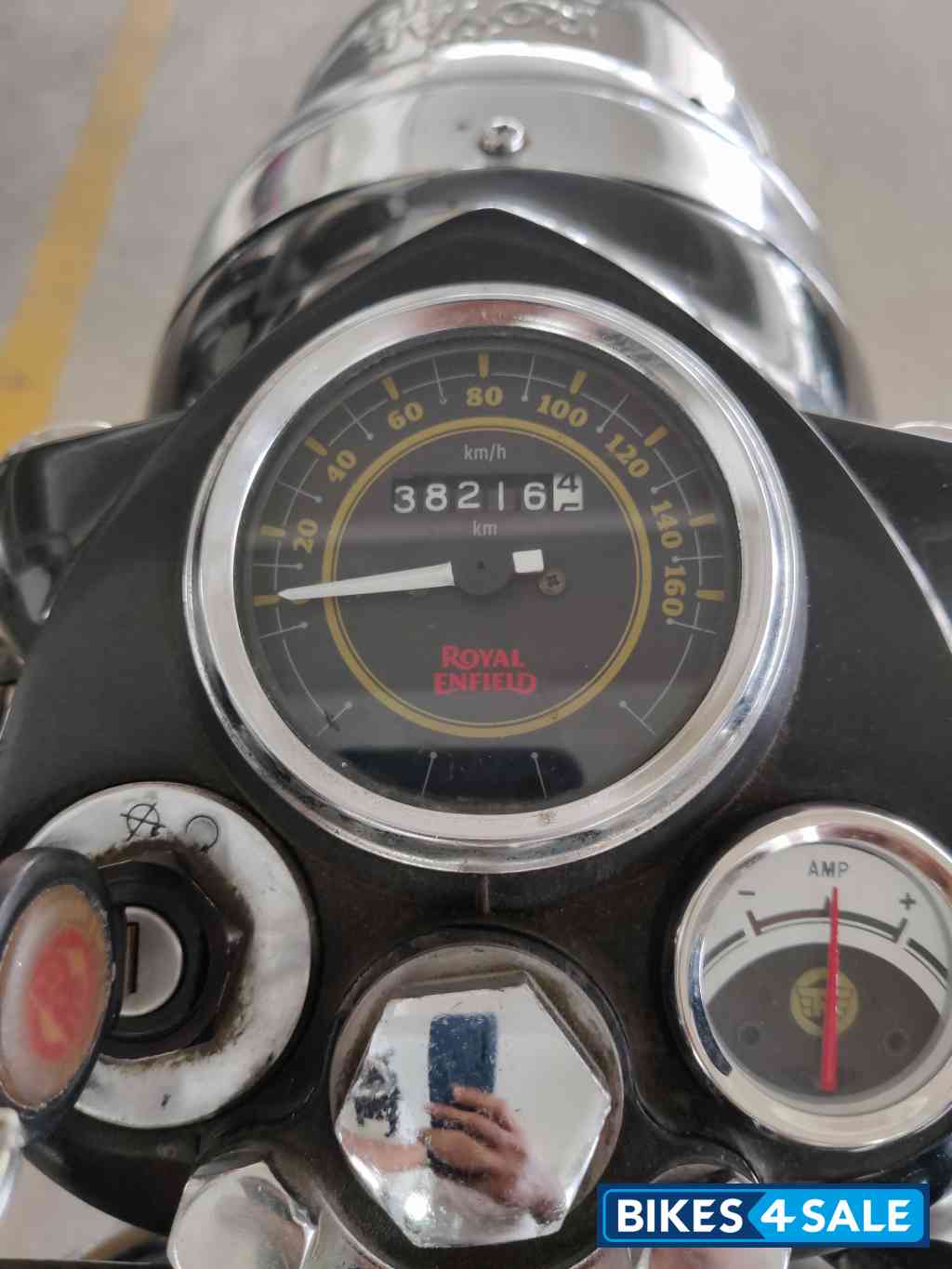 Black Royal Enfield Bullet Electra