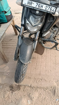 Black Yamaha FZ FI V3 BS6