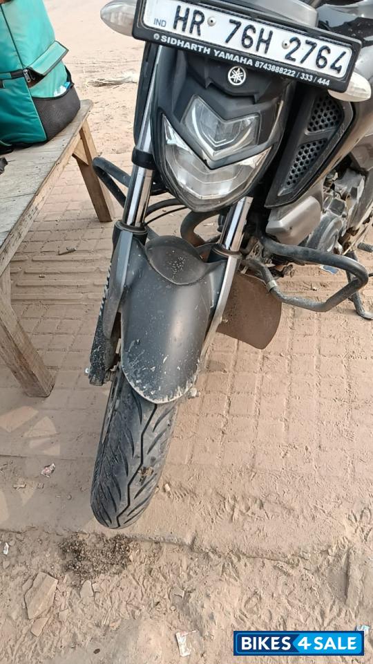 Black Yamaha FZ FI V3 BS6