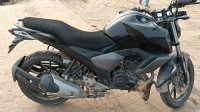 Black Yamaha FZ FI V3 BS6