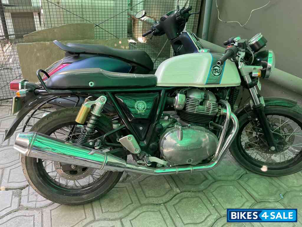 White Royal Enfield Continental GT 650