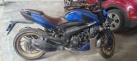 Blue Bajaj Dominar 400 Disc