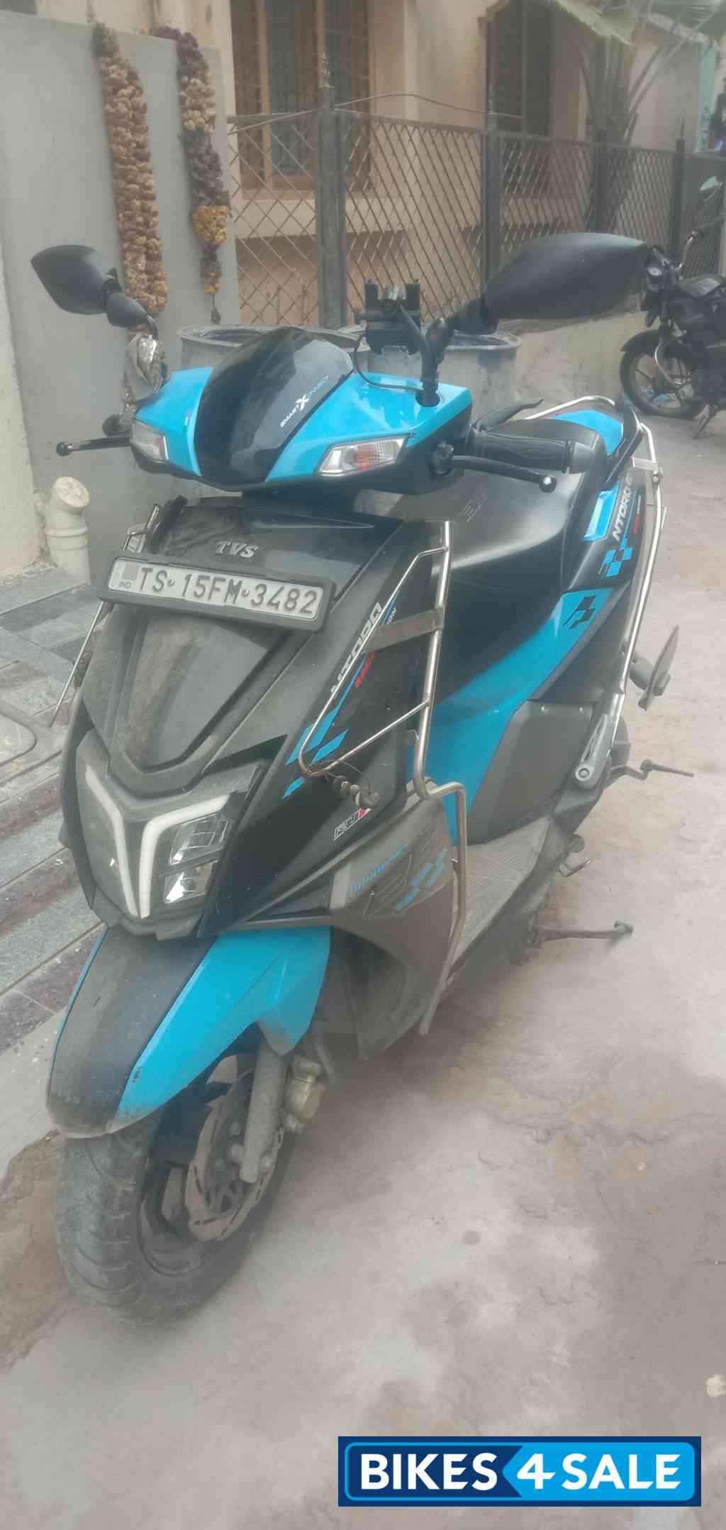 Marine Blue TVS NTORQ 125 Race Edition