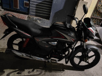 Silver And Red Honda CB Shine