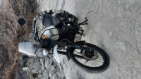 White Royal Enfield Himalayan