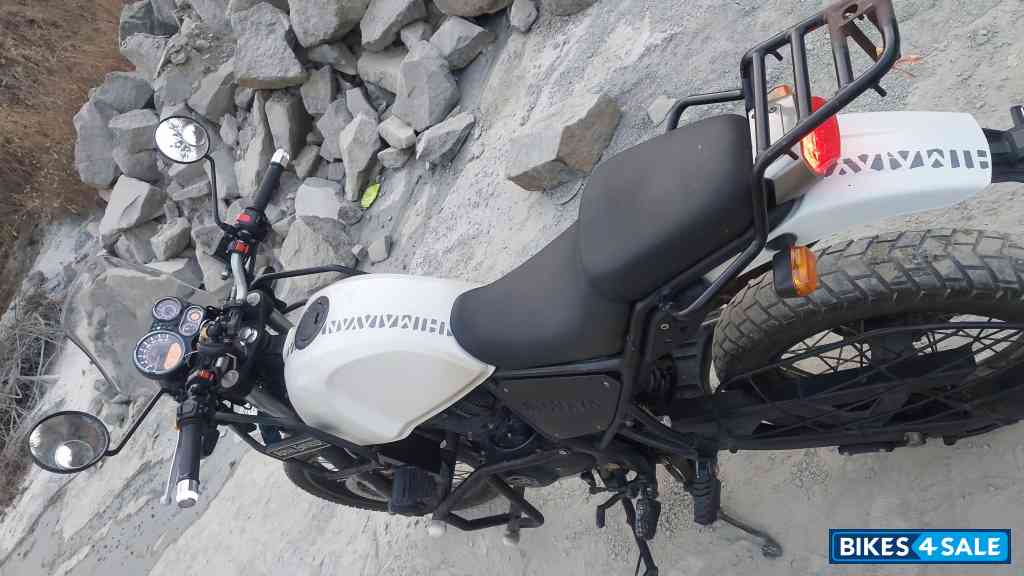 White Royal Enfield Himalayan