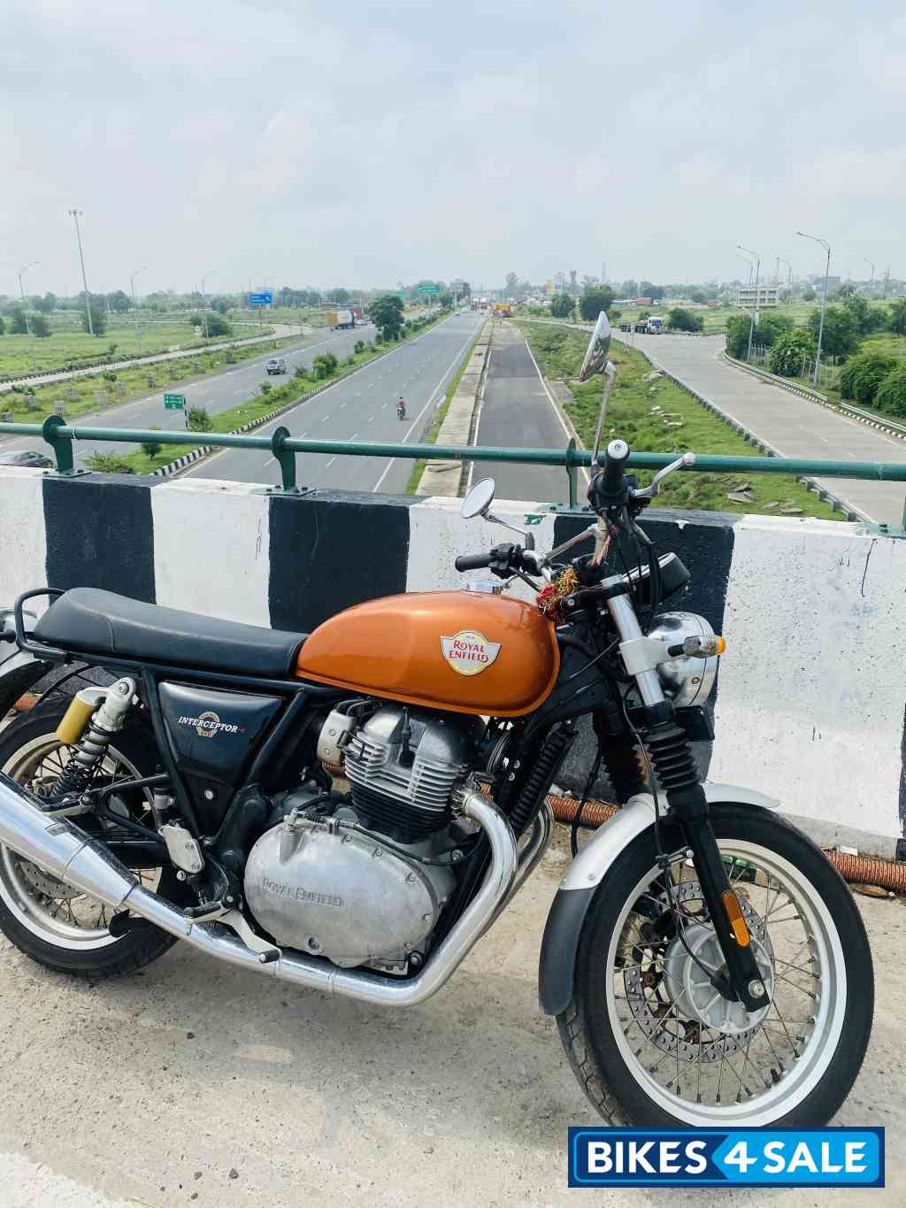 Orange Crush Royal Enfield Interceptor 650 Twin