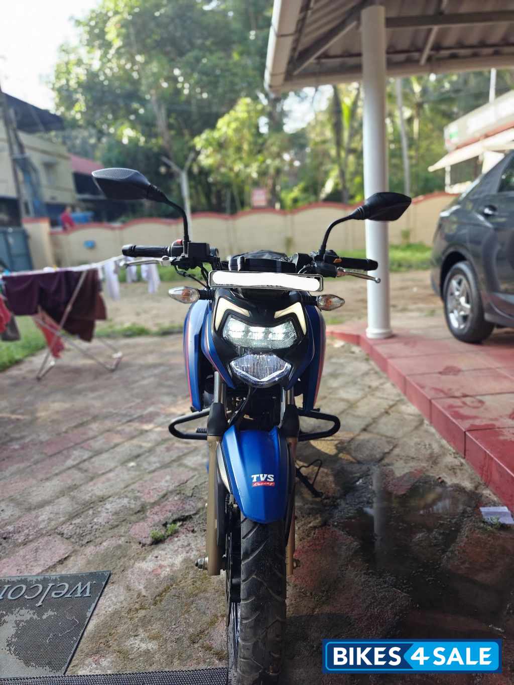 Mat Blue TVS Apache RTR 200 4V