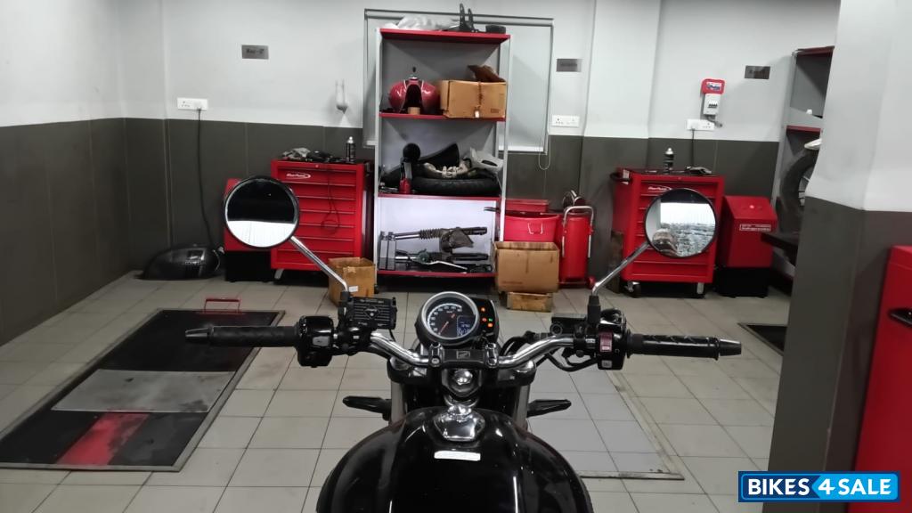 Black And Yellow Honda CB350RS