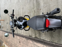 Black And Yellow Honda CB350RS