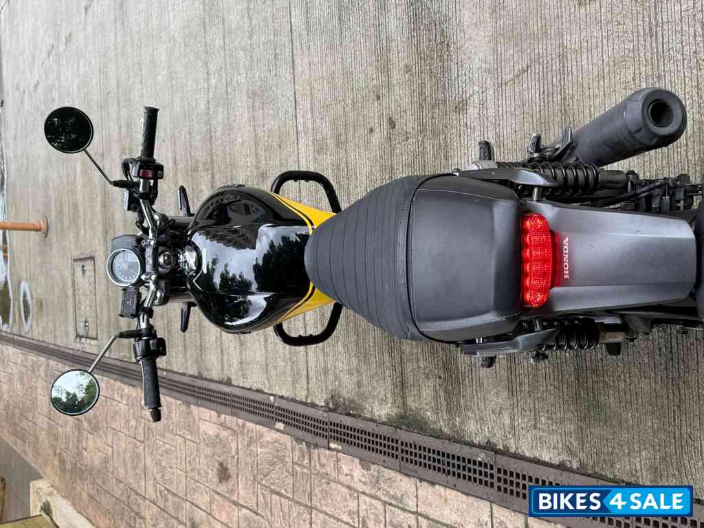 Black And Yellow Honda CB350RS