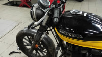 Black And Yellow Honda CB350RS