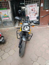 Grey Yellow Royal Enfield Scram 411