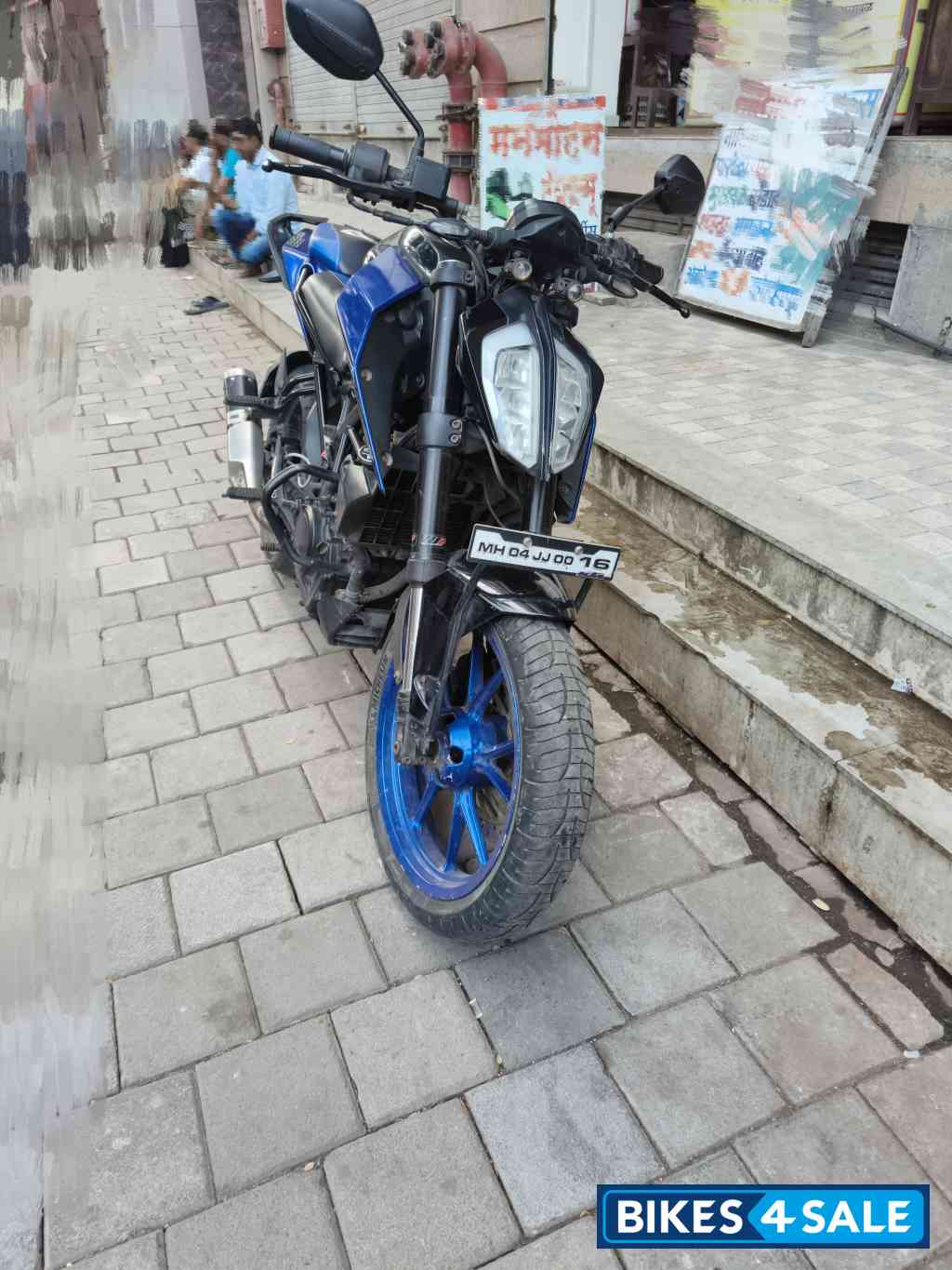 Black,blue KTM Duke 250