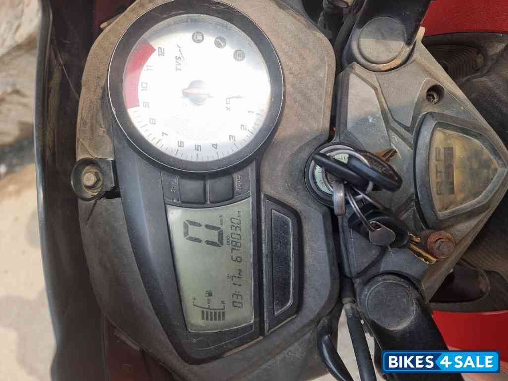 Matte Red TVS Apache RTR 160