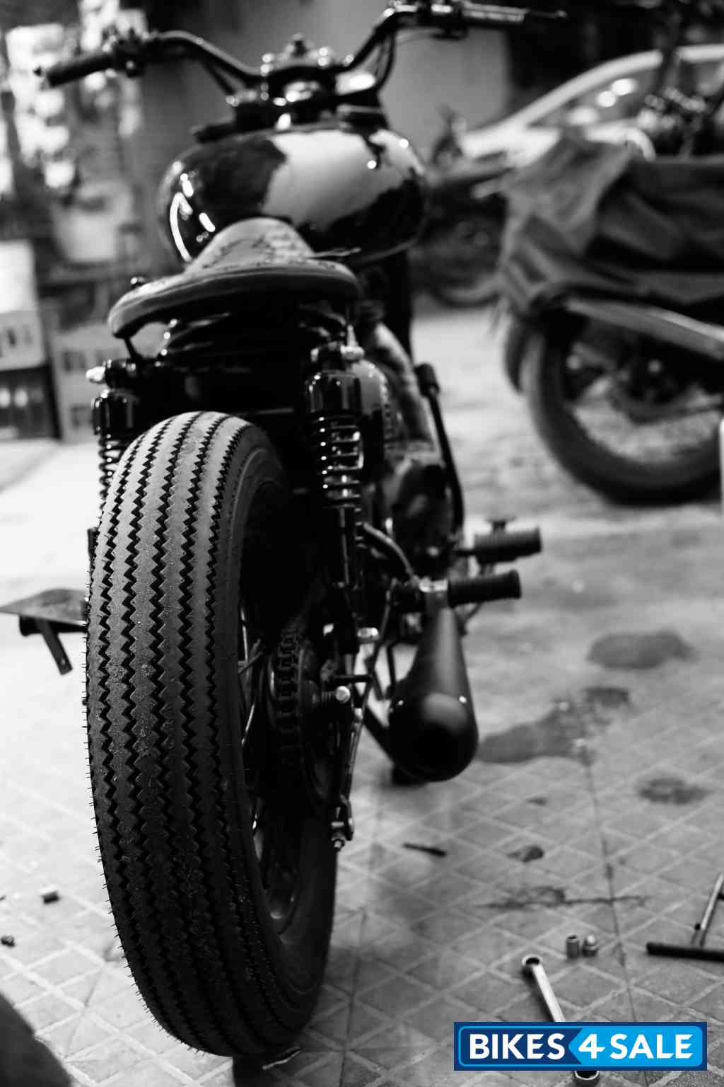 Black Royal Enfield Classic Desert Storm