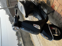 Matte Black Vespa ZX 125