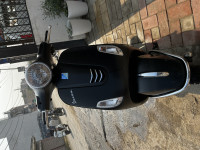 Matte Black Vespa ZX 125