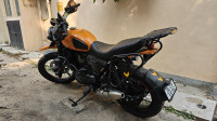 Flame Orange Yezdi Scrambler Single Tone