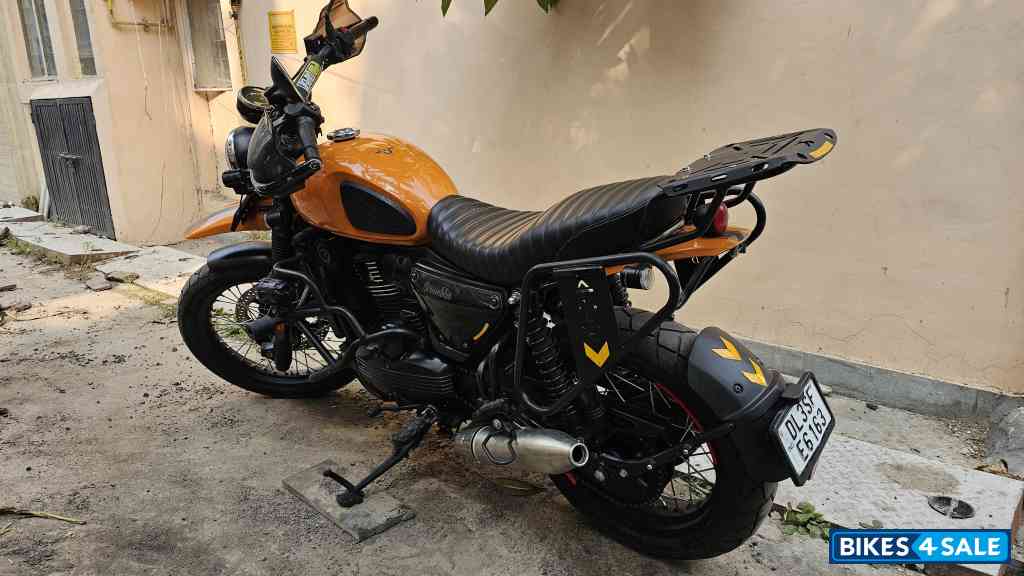 Flame Orange Yezdi Scrambler Single Tone Flame Orange Yezdi Scrambler Single Tone